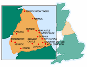 UK map showing area covered by sltnorth.